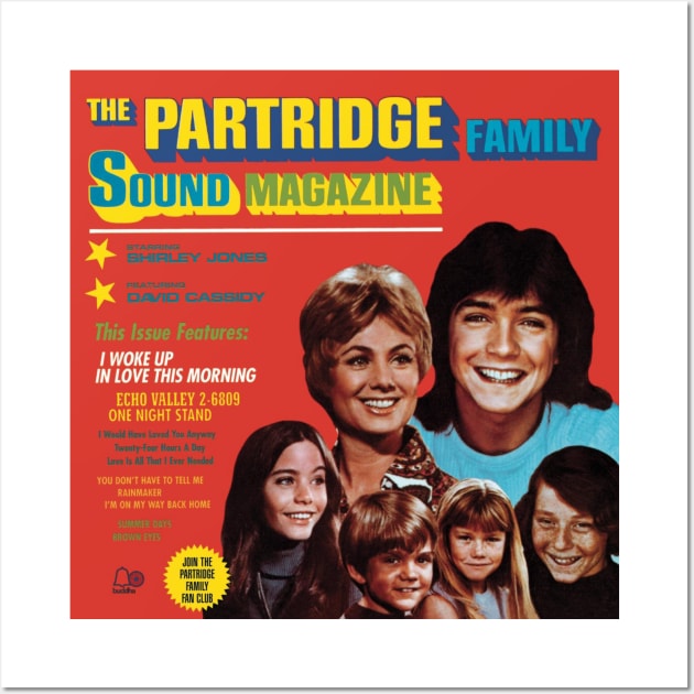 Partridge Family - Sound Magazine Wall Art by offsetvinylfilm